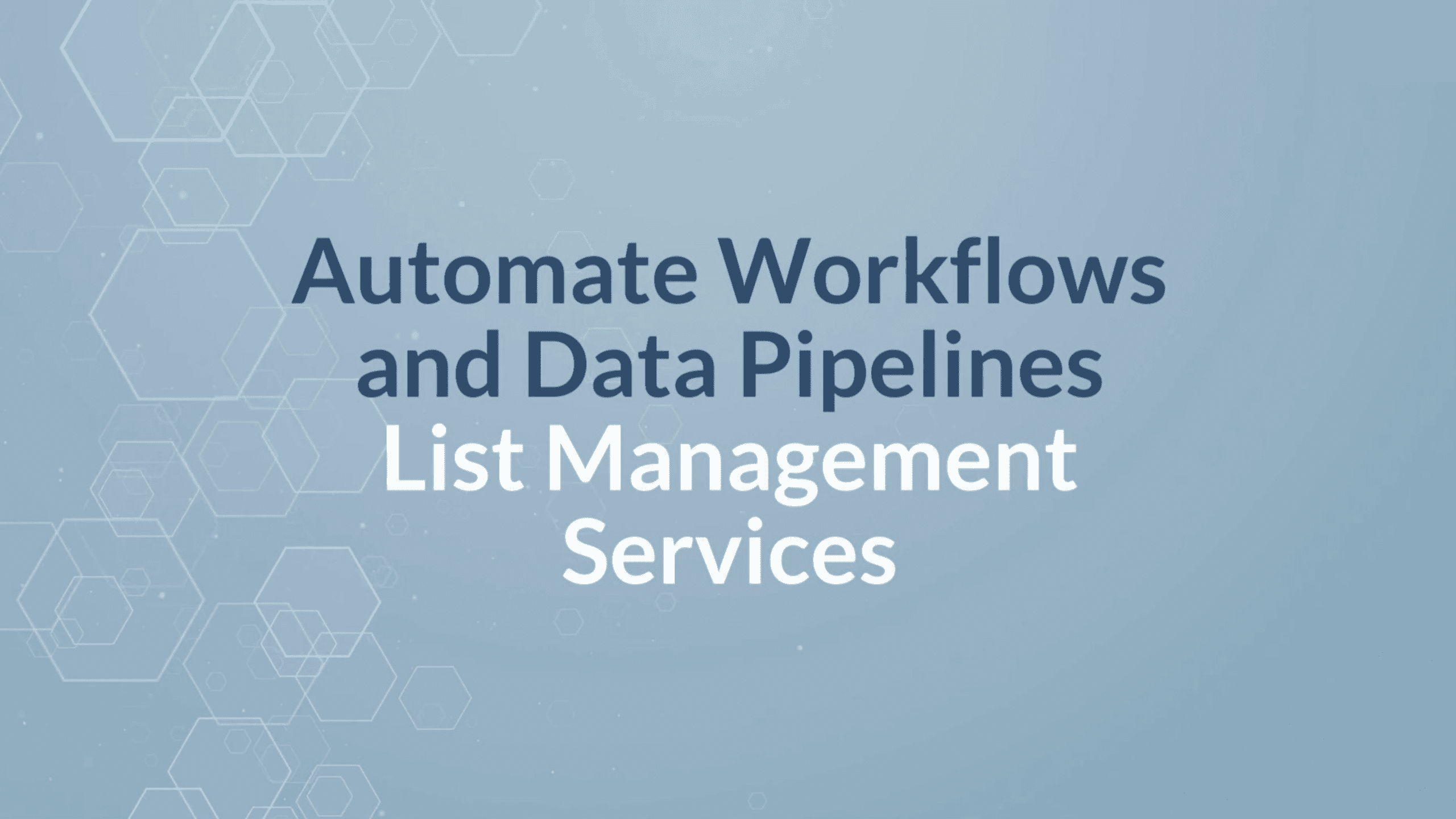 List Management Services