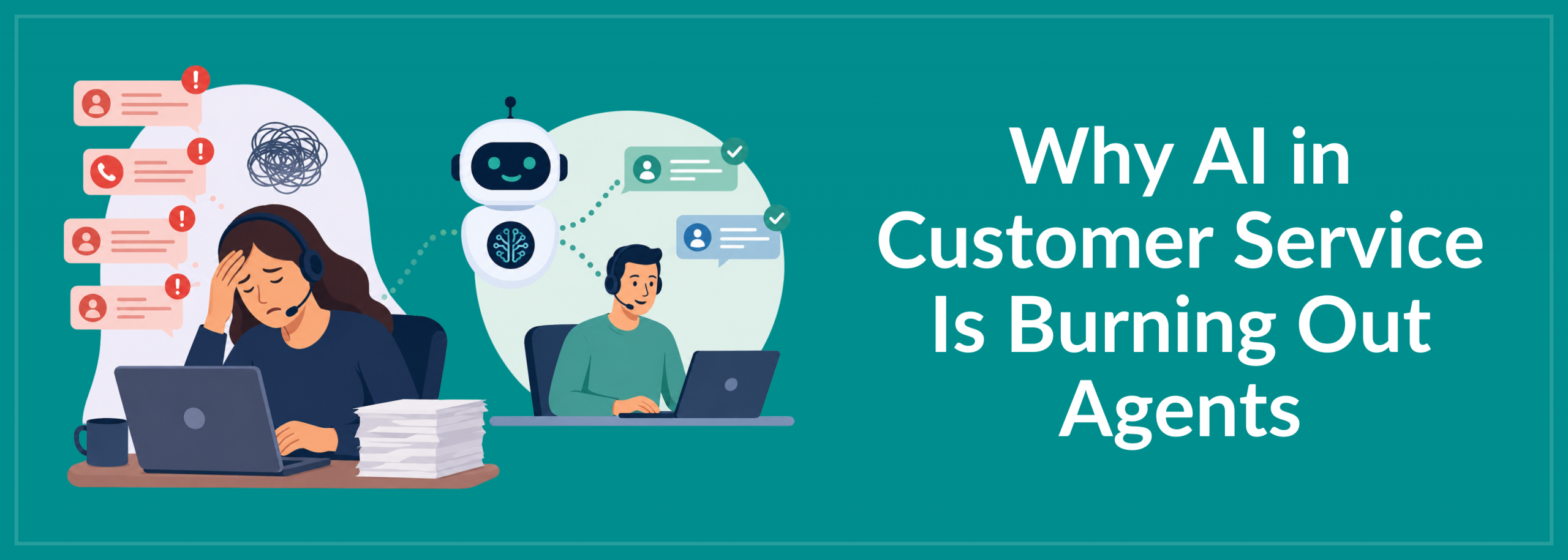 Why AI in Customer Service Is Burning Out Agents