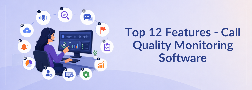 Top 12 Features - Call Quality Monitoring Software